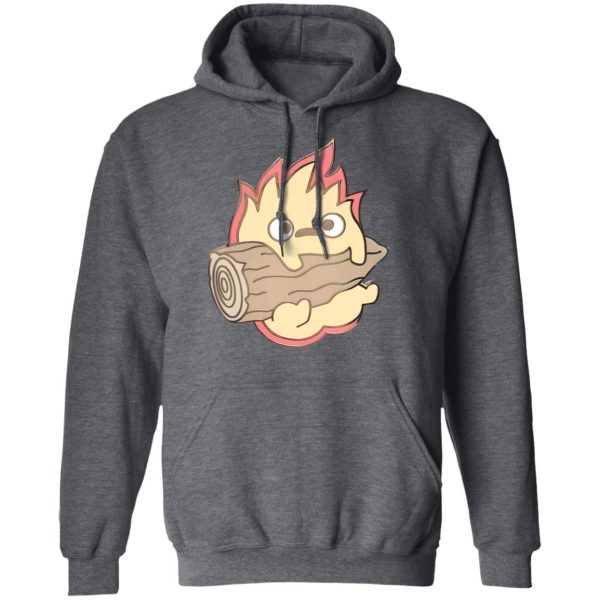 Howl's Moving Castle Sheet Music - Howl’s Moving Castle – Calcifer Chibi Hoodie-Apparel, Hoodie, Howl's Moving Castle, Howl's Moving Castle Sheet Music