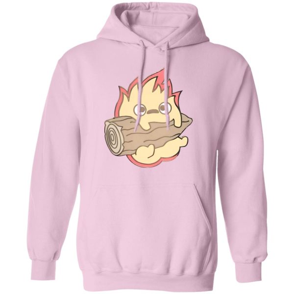 Howl's Moving Castle Sheet Music - Howl’s Moving Castle – Calcifer Chibi Hoodie-Apparel, Hoodie, Howl's Moving Castle, Howl's Moving Castle Sheet Music