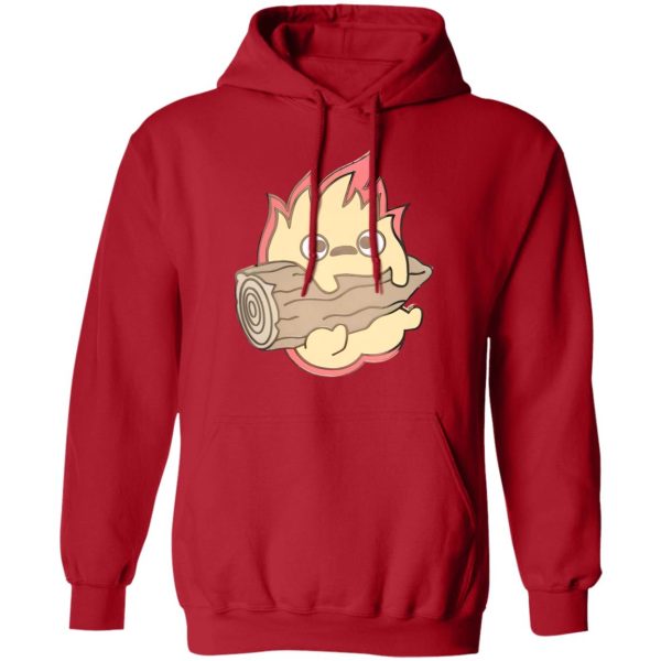 Howl's Moving Castle Sheet Music - Howl’s Moving Castle – Calcifer Chibi Hoodie-Apparel, Hoodie, Howl's Moving Castle, Howl's Moving Castle Sheet Music