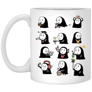 Spirited Away Trailer - Cute No Face Kaonashi Collection Mug-House Decor, kaonashi, Mug, no face, Spirited Away Trailer