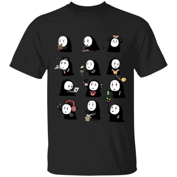 Spirited Away Witch - Cute No Face Kaonashi Collection T Shirt-Apparel, kaonashi, no face, Spirited Away, Spirited Away Witch