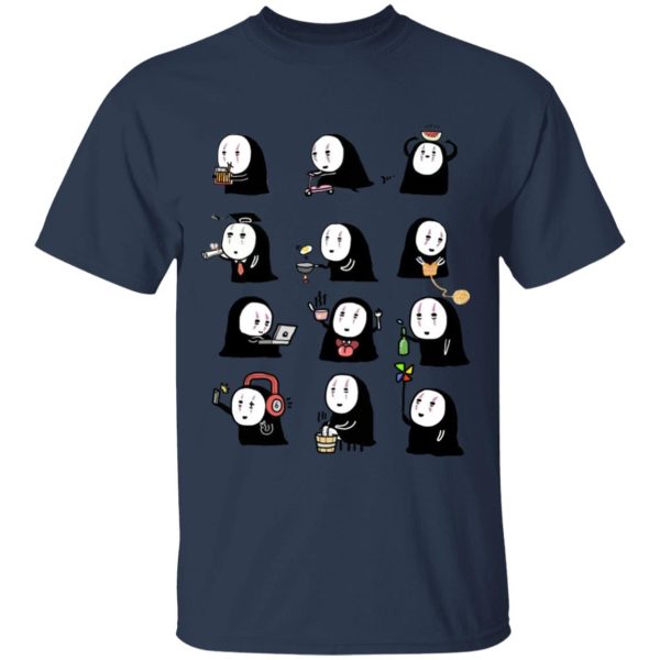 Spirited Away Witch - Cute No Face Kaonashi Collection T Shirt-Apparel, kaonashi, no face, Spirited Away, Spirited Away Witch