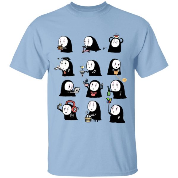 Spirited Away Witch - Cute No Face Kaonashi Collection T Shirt-Apparel, kaonashi, no face, Spirited Away, Spirited Away Witch