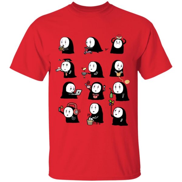 Spirited Away Witch - Cute No Face Kaonashi Collection T Shirt-Apparel, kaonashi, no face, Spirited Away, Spirited Away Witch