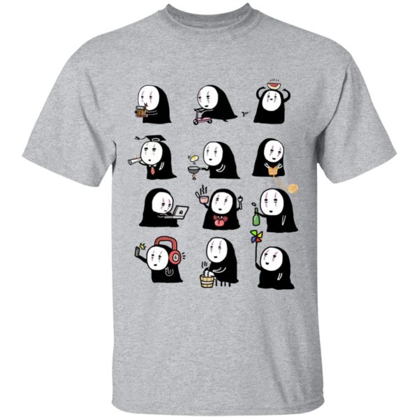 Spirited Away Witch - Cute No Face Kaonashi Collection T Shirt-Apparel, kaonashi, no face, Spirited Away, Spirited Away Witch