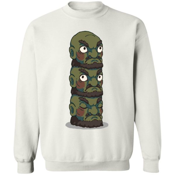 Spirited Away English Cast - Spirited Away – Yubaba Kashira 3 Heads Sweatshirt-Apparel, Spirited Away, Spirited Away English Cast, Sweatshirt