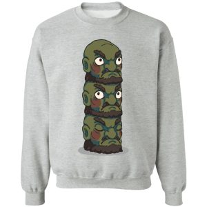 Spirited Away English Cast - Spirited Away – Yubaba Kashira 3 Heads Sweatshirt-Apparel, Spirited Away, Spirited Away English Cast, Sweatshirt