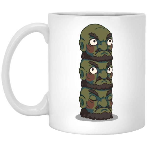 Chihiro Spirited Away - Spirited Away – Yubaba Kashira 3 Heads Mug-Chihiro Spirited Away, House Decor, Mug, Spirited Away