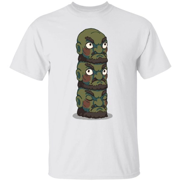 Spirited Away No Face - Spirited Away – Yubaba Kashira 3 Heads T Shirt-Apparel, Spirited Away, Spirited Away No Face, Tshirt