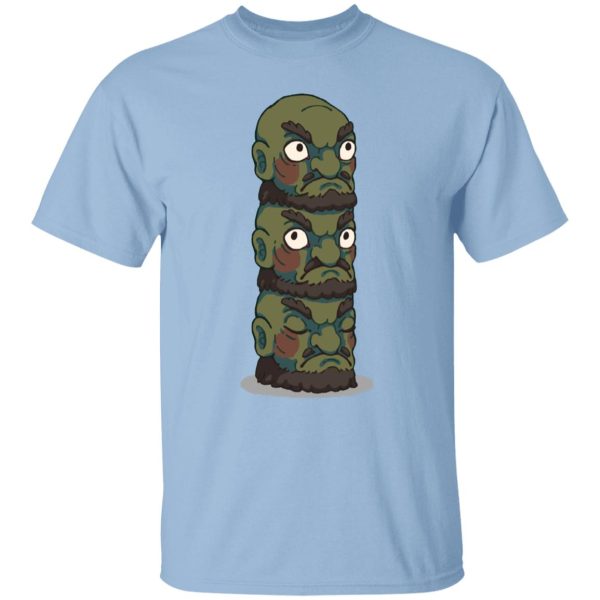 Spirited Away No Face - Spirited Away – Yubaba Kashira 3 Heads T Shirt-Apparel, Spirited Away, Spirited Away No Face, Tshirt