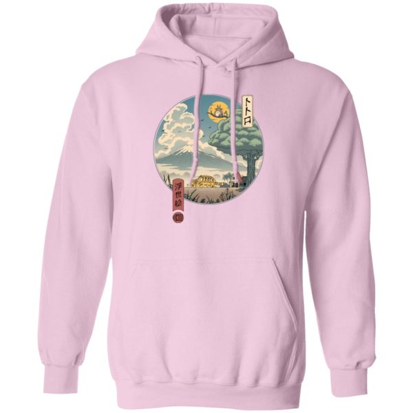 Totoro Movie - My Neighbor Totoro Ukiyo-e Art Hoodie-Apparel, Hoodie, My Neighbor Totoro, Totoro Movie