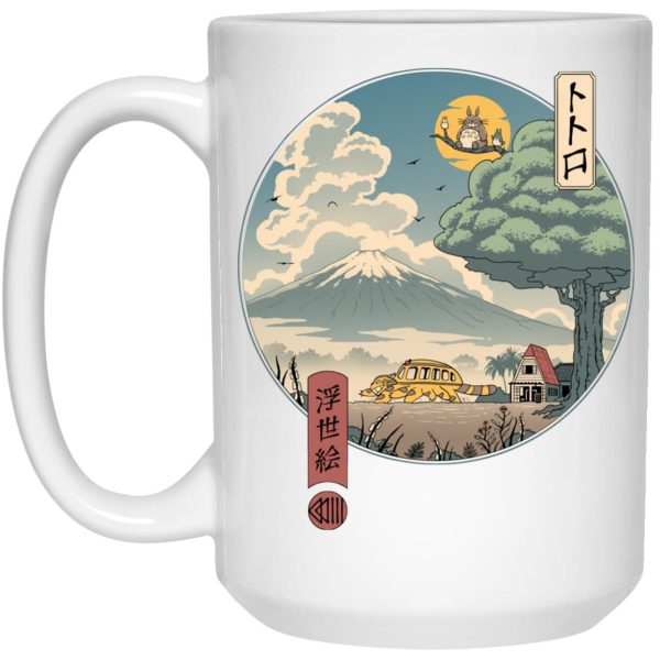 Totoro Costume - My Neighbor Totoro Ukiyo-e Art Mug-House Decor, Mug, My Neighbor Totoro, Totoro Costume