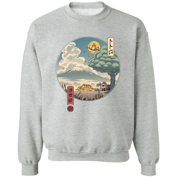 My Neighbor Totoro Mei - My Neighbor Totoro Ukiyo-e Art Sweatshirt-Apparel, My Neighbor Totoro, My Neighbor Totoro Mei, Sweatshirt