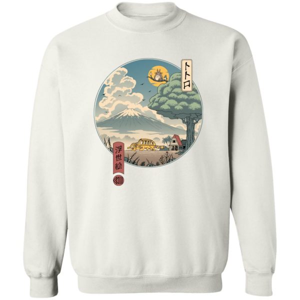 My Neighbor Totoro Mei - My Neighbor Totoro Ukiyo-e Art Sweatshirt-Apparel, My Neighbor Totoro, My Neighbor Totoro Mei, Sweatshirt