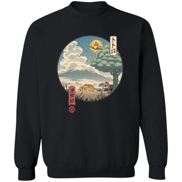 My Neighbor Totoro Mei - My Neighbor Totoro Ukiyo-e Art Sweatshirt-Apparel, My Neighbor Totoro, My Neighbor Totoro Mei, Sweatshirt