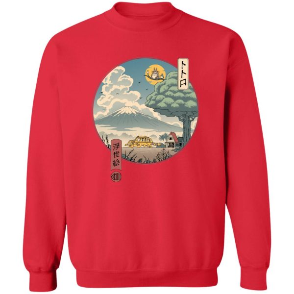 My Neighbor Totoro Mei - My Neighbor Totoro Ukiyo-e Art Sweatshirt-Apparel, My Neighbor Totoro, My Neighbor Totoro Mei, Sweatshirt