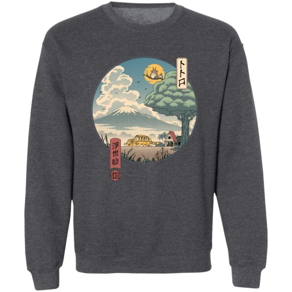 My Neighbor Totoro Mei - My Neighbor Totoro Ukiyo-e Art Sweatshirt-Apparel, My Neighbor Totoro, My Neighbor Totoro Mei, Sweatshirt