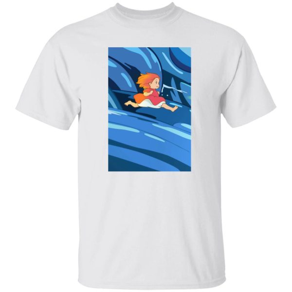 Ponyo Characters - Ponyo Upon the Sea T Shirt-Apparel, ponyo, Ponyo Characters, Tshirt