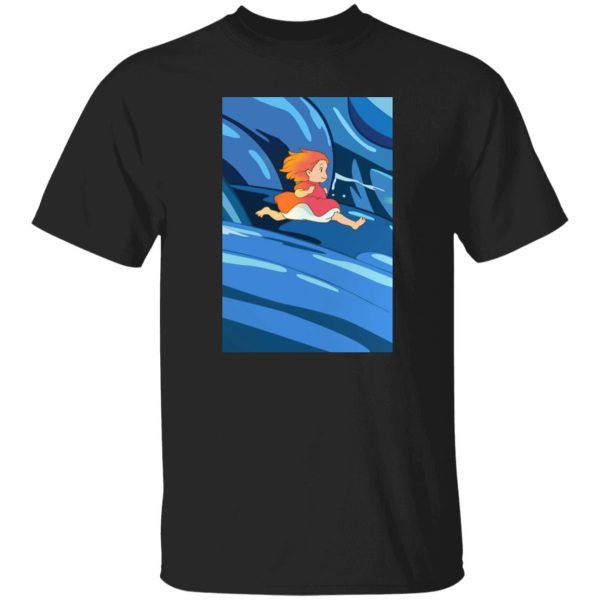 Ponyo Characters - Ponyo Upon the Sea T Shirt-Apparel, ponyo, Ponyo Characters, Tshirt