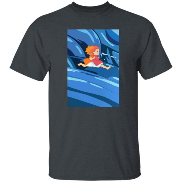 Ponyo Characters - Ponyo Upon the Sea T Shirt-Apparel, ponyo, Ponyo Characters, Tshirt