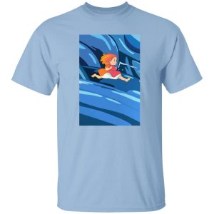 Ponyo Characters - Ponyo Upon the Sea T Shirt-Apparel, ponyo, Ponyo Characters, Tshirt