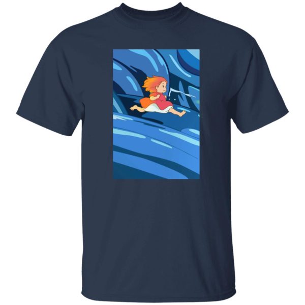 Ponyo Characters - Ponyo Upon the Sea T Shirt-Apparel, ponyo, Ponyo Characters, Tshirt