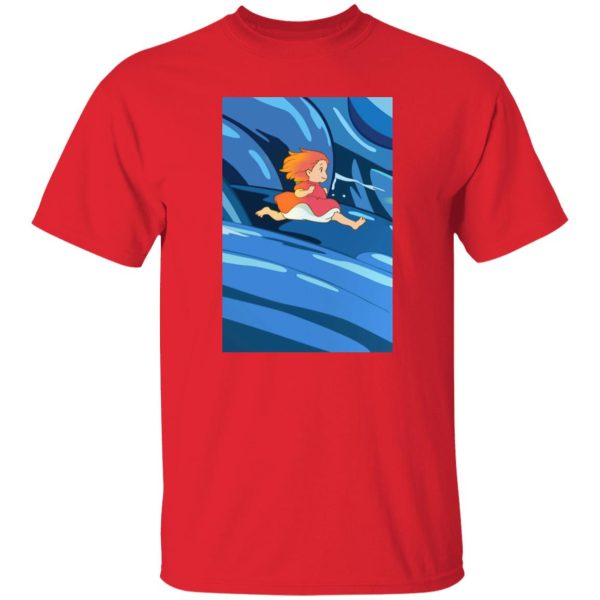 Ponyo Characters - Ponyo Upon the Sea T Shirt-Apparel, ponyo, Ponyo Characters, Tshirt