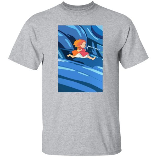 Ponyo Characters - Ponyo Upon the Sea T Shirt-Apparel, ponyo, Ponyo Characters, Tshirt