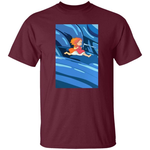 Ponyo Characters - Ponyo Upon the Sea T Shirt-Apparel, ponyo, Ponyo Characters, Tshirt