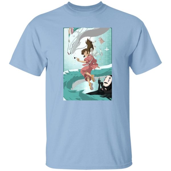 Haku Spirited Away - Spirited Away – Sen and Haku under Water T Shirt-Apparel, Haku Spirited Away, Spirited Away, Tshirt