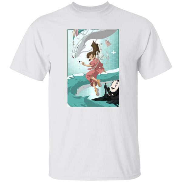 Haku Spirited Away - Spirited Away – Sen and Haku under Water T Shirt-Apparel, Haku Spirited Away, Spirited Away, Tshirt