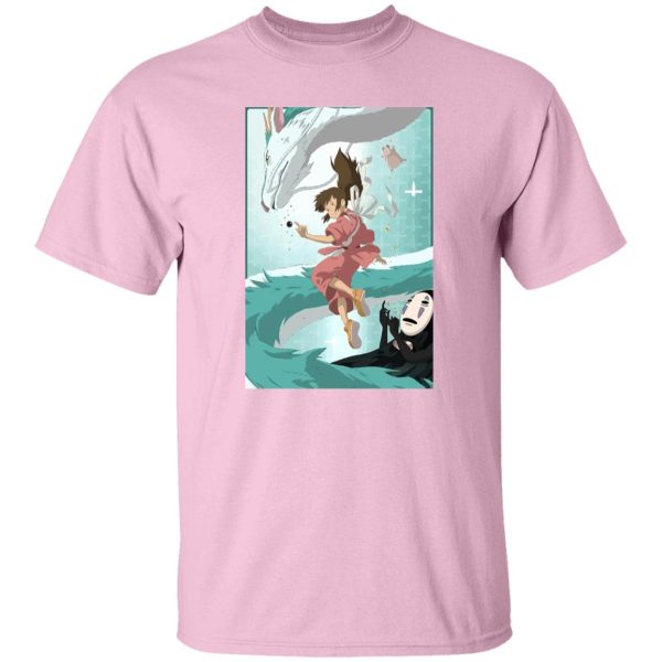 Haku Spirited Away - Spirited Away – Sen and Haku under Water T Shirt-Apparel, Haku Spirited Away, Spirited Away, Tshirt