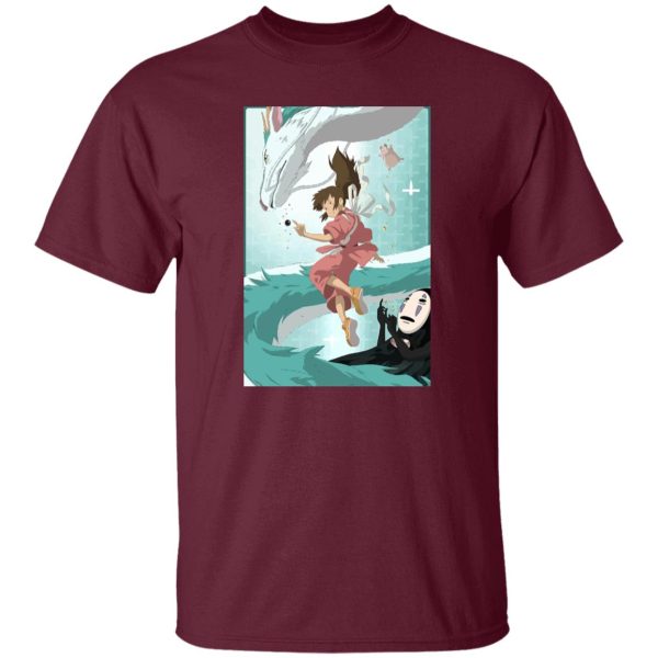 Haku Spirited Away - Spirited Away – Sen and Haku under Water T Shirt-Apparel, Haku Spirited Away, Spirited Away, Tshirt