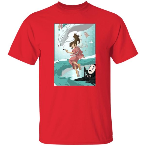 Haku Spirited Away - Spirited Away – Sen and Haku under Water T Shirt-Apparel, Haku Spirited Away, Spirited Away, Tshirt