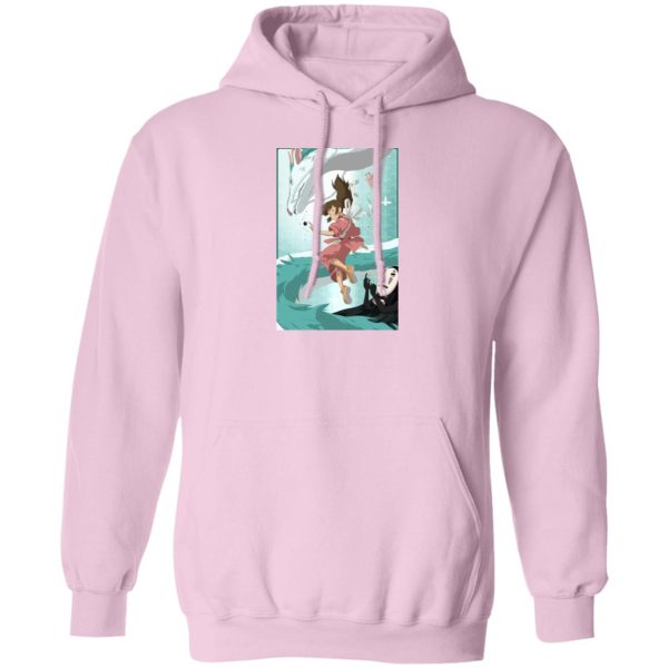 Spirited Away - Sen and Haku under Water Hoodie-Apparel, Hoodie, Spirited Away