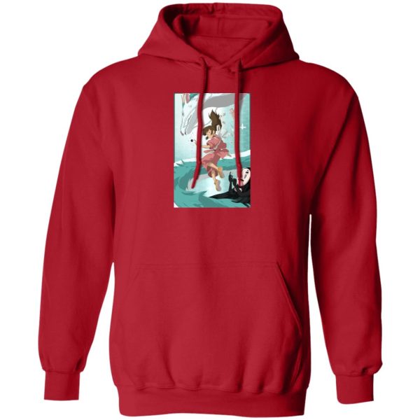 Spirited Away - Sen and Haku under Water Hoodie-Apparel, Hoodie, Spirited Away