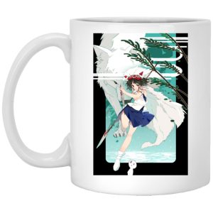 Princess Mononoke Princess - Princess Mononoke Fanart Mug-House Decor, Mug, princess mononoke, Princess Mononoke Princess