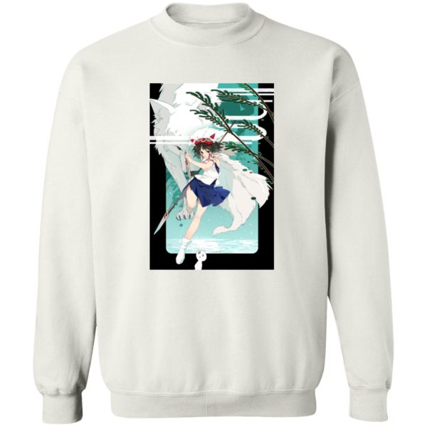 Princess Mononoke Costume - Princess Mononoke Fanart Sweatshirt-Apparel, princess mononoke, Princess Mononoke Costume, Sweatshirt