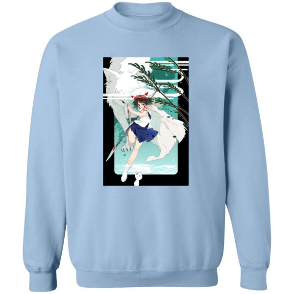 Princess Mononoke Costume - Princess Mononoke Fanart Sweatshirt-Apparel, princess mononoke, Princess Mononoke Costume, Sweatshirt