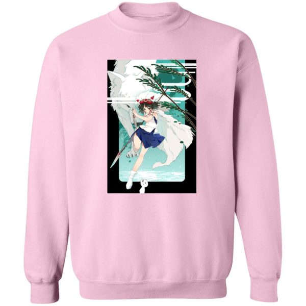 Princess Mononoke Costume - Princess Mononoke Fanart Sweatshirt-Apparel, princess mononoke, Princess Mononoke Costume, Sweatshirt