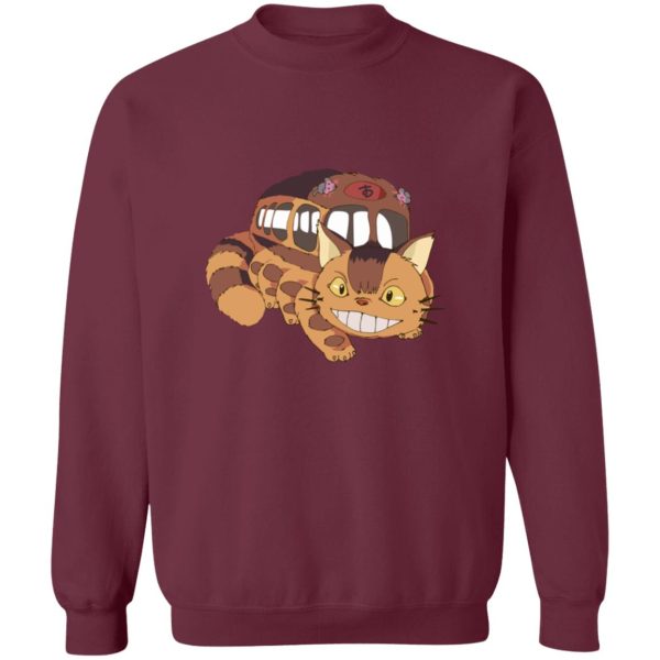 Mei My Neighbor Totoro - My Neighbor Totoro Smiling Cat Bus Sweatshirt-Apparel, Mei My Neighbor Totoro, My Neighbor Totoro, Sweatshirt