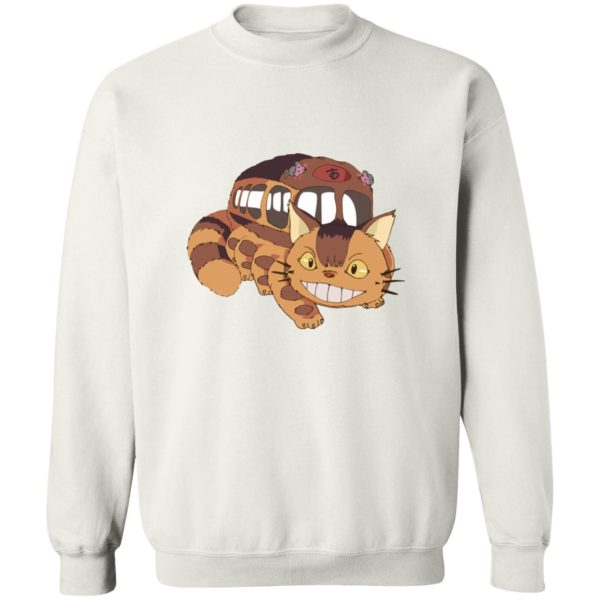 Mei My Neighbor Totoro - My Neighbor Totoro Smiling Cat Bus Sweatshirt-Apparel, Mei My Neighbor Totoro, My Neighbor Totoro, Sweatshirt