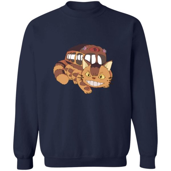 Mei My Neighbor Totoro - My Neighbor Totoro Smiling Cat Bus Sweatshirt-Apparel, Mei My Neighbor Totoro, My Neighbor Totoro, Sweatshirt