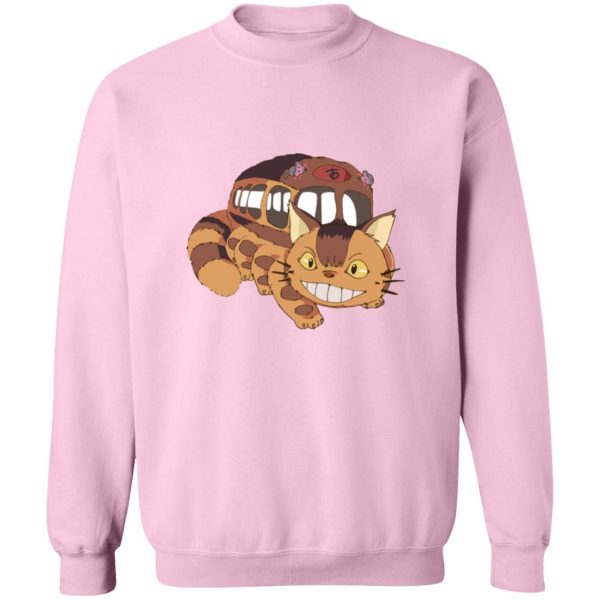 Mei My Neighbor Totoro - My Neighbor Totoro Smiling Cat Bus Sweatshirt-Apparel, Mei My Neighbor Totoro, My Neighbor Totoro, Sweatshirt