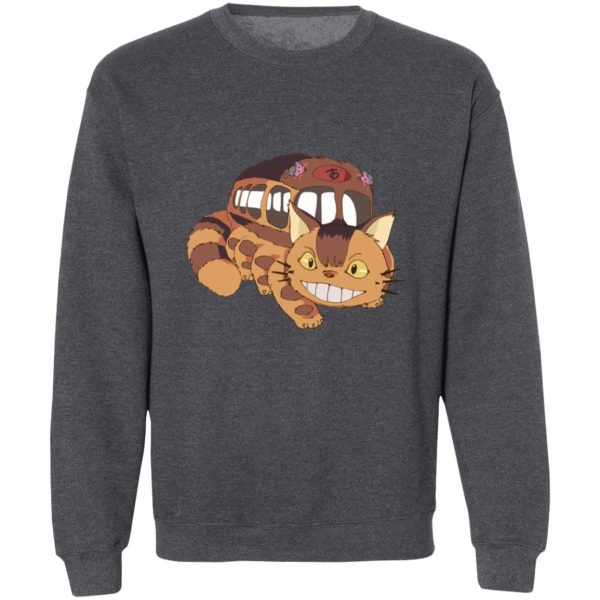 Mei My Neighbor Totoro - My Neighbor Totoro Smiling Cat Bus Sweatshirt-Apparel, Mei My Neighbor Totoro, My Neighbor Totoro, Sweatshirt