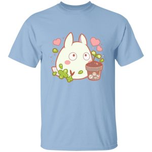 My Neighbor Totoro Film - Mini White Totoro T Shirt-Apparel, My Neighbor Totoro, My Neighbor Totoro Film, Tshirt