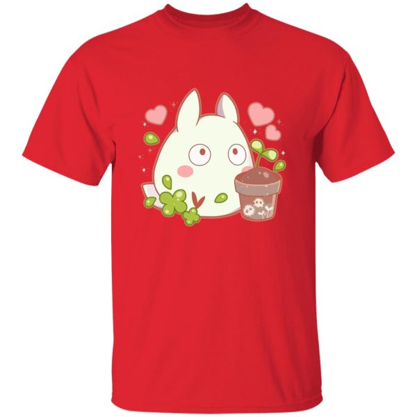 My Neighbor Totoro Film - Mini White Totoro T Shirt-Apparel, My Neighbor Totoro, My Neighbor Totoro Film, Tshirt