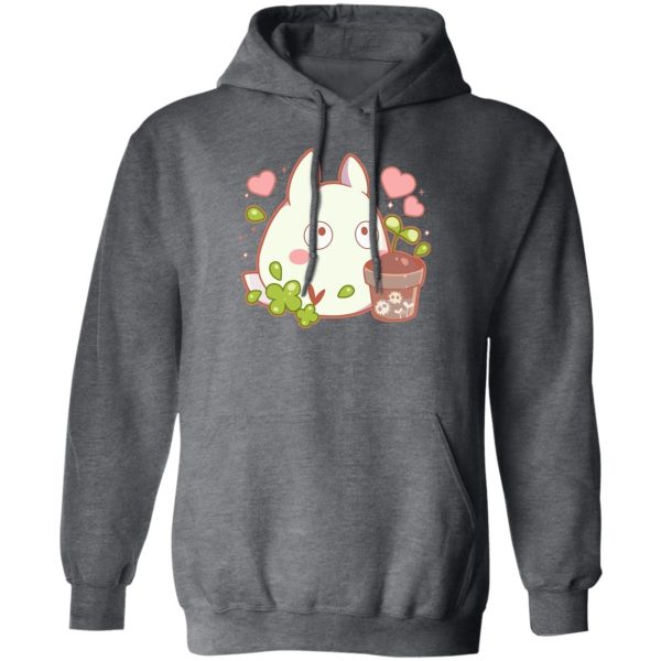 My Neighbour Totoro Cast - Mini White Totoro Hoodie-Apparel, Hoodie, My Neighbor Totoro, My Neighbour Totoro Cast