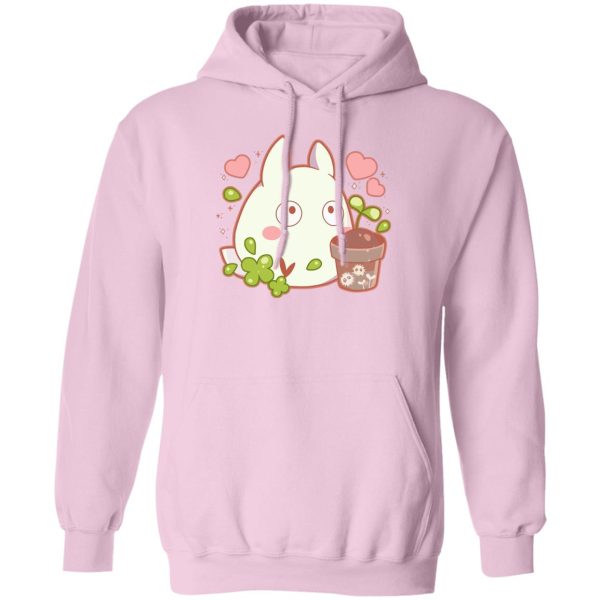 My Neighbour Totoro Cast - Mini White Totoro Hoodie-Apparel, Hoodie, My Neighbor Totoro, My Neighbour Totoro Cast