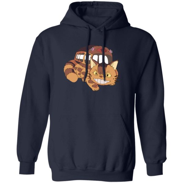 My Neighbor Totoro Film Series - My Neighbor Totoro Smiling Cat Bus Hoodie-Apparel, Hoodie, My Neighbor Totoro, My Neighbor Totoro Film Series